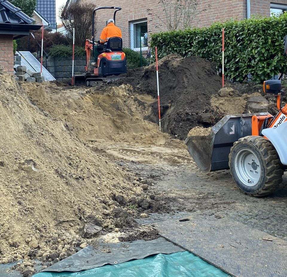 Garten-u. Landschaftsbau Baggerarbeiten Rückschnitt Gartenpflege in Hamburg