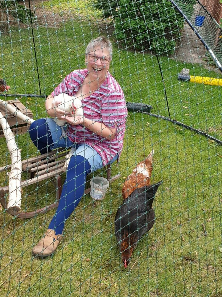 Projekt Gartenhuhn, Hühner halten, Stall mit Voliere mieten in Eichwalde