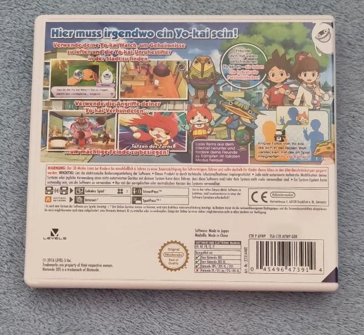 Nintendo 3DS Spiele Yo Kai Watch / Jurassic World/ Fossil in Magdeburg