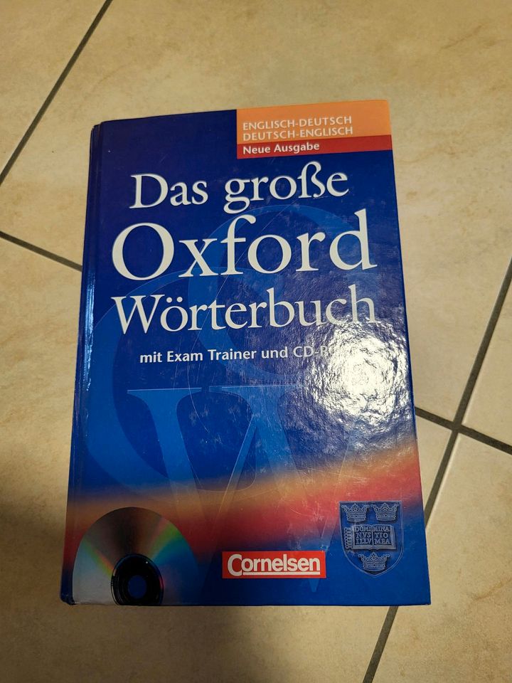 Oxford Wörterbuch Englisch - Deutsch und Mathe Übungsaufgaben in Holtsee