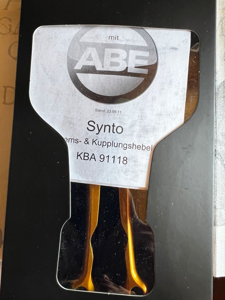 Brems- und Kupplungshebel verstellbar mit ABE von Synto in Mücheln (Geiseltal)