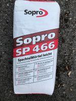 SOPRO SP 466 - 25kg-Sack - SpachtelMörtel leicht (Ang. W 181) Baden-Württemberg - Nürtingen Vorschau