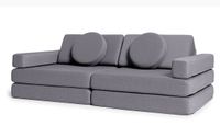 SHAPPY Spielsofa Ultra Plush Dark Grey - Velours Grau NEU OVP Bayern - Bamberg Vorschau