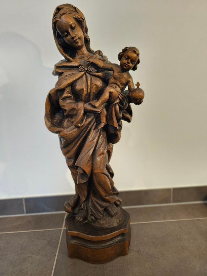 Große Madonna mit Kind, wertvolle Handarbeit, Abholung ST, OS, MS in Emsdetten