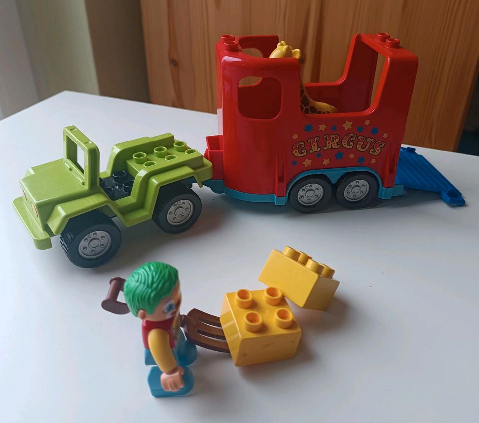 LEGO Duplo Zirkuswagen mit Giraffe 10550 in Hüttenberg