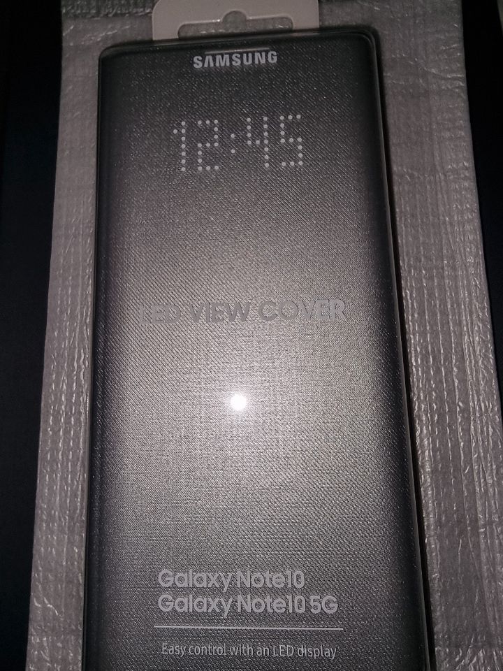 Samsung Note 10 5G LED Cover original neu in silber in Worms