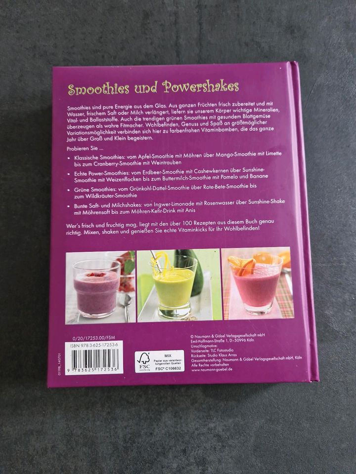 Smoothies und Powershakes Buch neuwertig in Lahnau