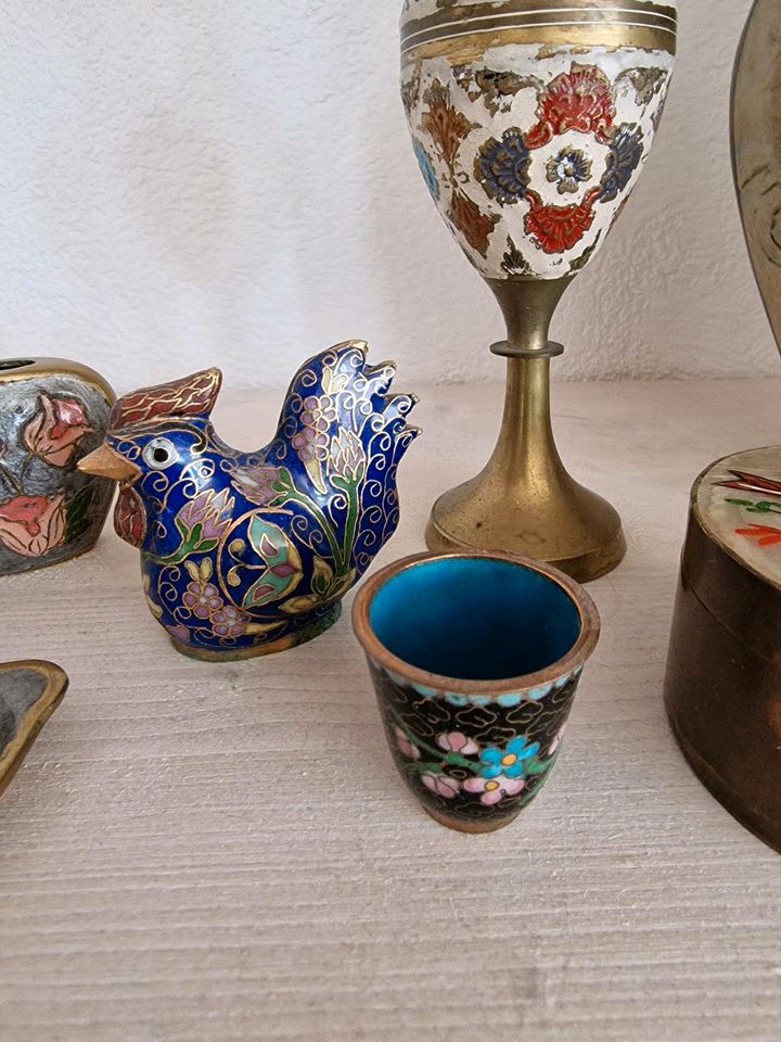 Cloisonne Ente Armreif Vontage Retro Vasen Sammlung in Sinsheim