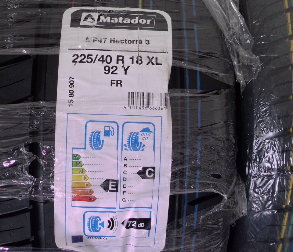 Sommerreifen Matador 2x225/40 R18 92Y 2x255/35 R18 NEU Kostenlose in Kassel