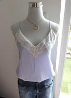 SET Damen Seidentop Top mit Spitze 100% Seide Gr.38 blau wie Neu Rheinland-Pfalz - Trier Vorschau