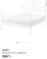 Ikea Leirvik Bett - inklusive Lattenrost Bayern - Regensburg Vorschau