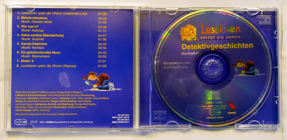 Leselöwen Detektivgeschichten Hörspiel-CD in Herrenberg