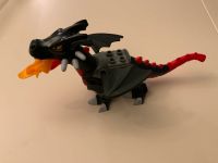 Lego Duplo schwarzer Drache mit Feuer Flamme Sattel Niedersachsen - Rotenburg (Wümme) Vorschau