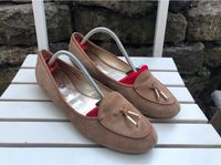 TODS Damen Schuhe Ballerinas Gr 37 beige Wildleder Thüringen - Weimar Vorschau