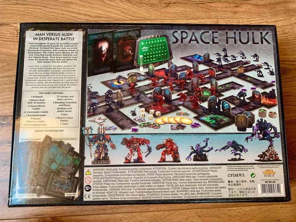 Space Hulk, Brettspiel, English Version, neuwertig, Warhammer in Kahla