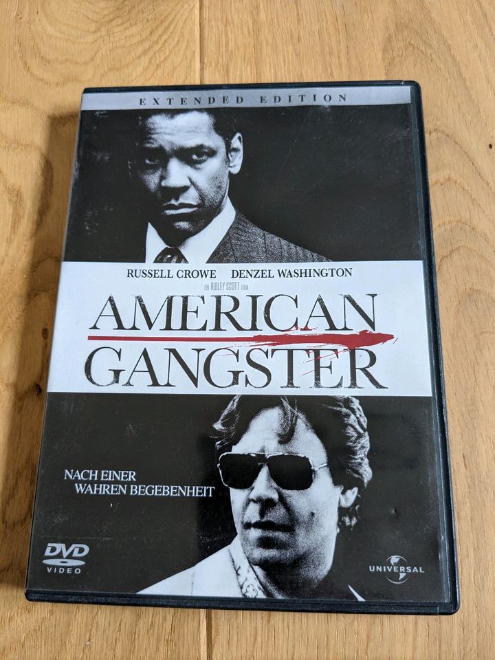 American Gangster DVD, Denzel Washington, Russell Crowe in Deutsch Evern