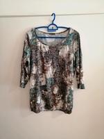 Street One Shirt Bluse Gr. S 36 grau mit Blumen-Motiv Hamburg-Nord - Hamburg Langenhorn Vorschau