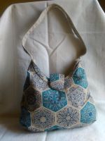 Handtasche/ Henkeltasche/Schultertasche beige Mandala Motiv blau Rheinland-Pfalz - Gondorf bei Bitburg Vorschau