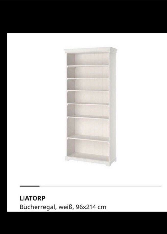 Ikea Liatorp Regal, Bücherregal, weiß *neuwertig* 2 Stk in Sauensiek