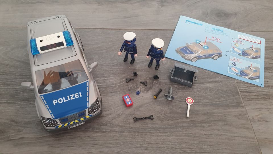 PLAYMOBIL City Action 6873 Polizei-Einsatzwagen Licht und Sound in Benningen