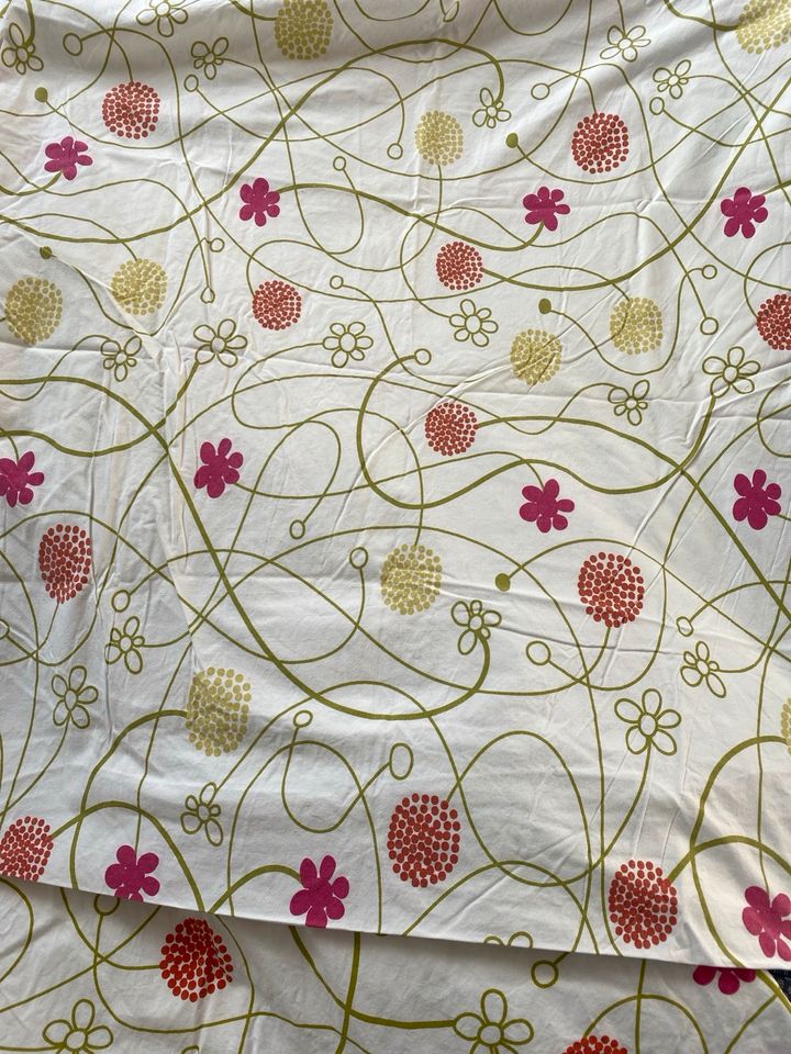 Orig Ikea Hanna Bettwäsche *TOP *140x200 weiß/Blumen in Wuppertal