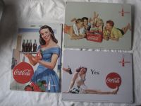 3x BlechSchild Reklame WerbeSchild 125 J. Coca Cola Deco Retro Rheinland-Pfalz - Birkenheide Vorschau
