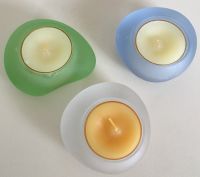 Partylite P7189 - Teelichthalter "Meereskiesel", Trio aus Glas Baden-Württemberg - Heidelberg Vorschau