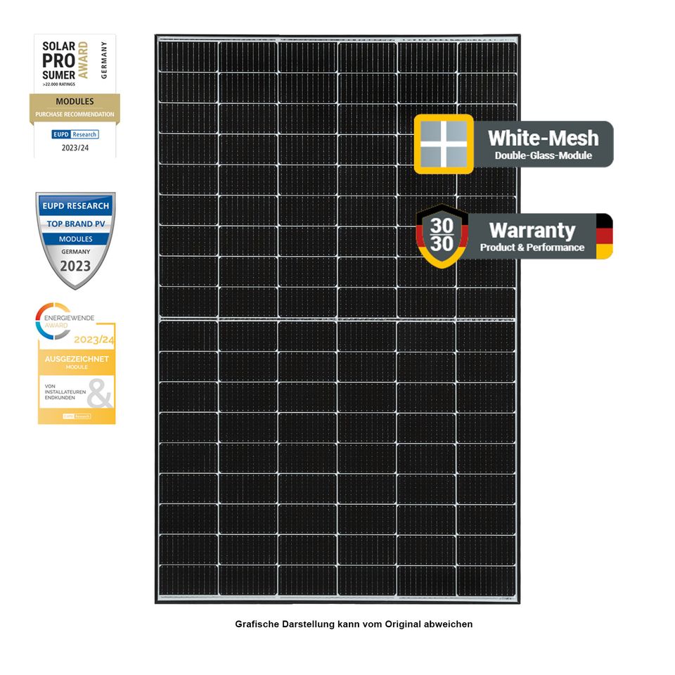 Solar Fabrik 440W S4 Bifazial Trend Powerline Glas/Glas in Rosenheim