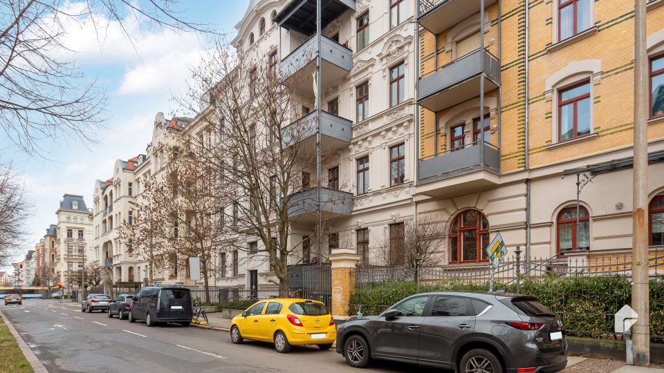 Wohnung mit 2 Zimmern im Erdgeschoss in beliebter Lage von Leipzig in Leipzig