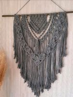 Makramee Wandbehang grau boho vintage deko Nordrhein-Westfalen - Bottrop Vorschau