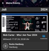 1x Nick Carter Hamburg Docks VIP experience 17.07. Mittwoch Nordrhein-Westfalen - Dülmen Vorschau
