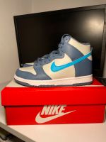 Nike Dunk High GS 38Eu 6Y US Light Bone Diffused Blue blau Baden-Württemberg - Tuttlingen Vorschau