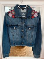 Jeansjacke mit Blumen Bayern - Ansbach Vorschau