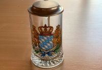 Bierkrug Humpen Seidel Motiv Bayern Staatswappen Glas Schleswig-Holstein - Norderstedt Vorschau