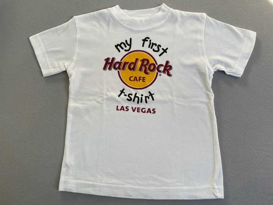 My first Hard Rock T-Shirt Kinder - Las Vegas - NEU 98/104/110 in Bad Wimpfen