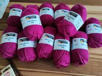 Schachenmayer Extra Merino Big 650g, 80m=50g lila - rot Brombeer Baden-Württemberg - Oberteuringen Vorschau