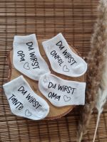 Baby Socke, Schwangerschaftsverkündung, Du wirst Oma, Opa, Onkel Nordrhein-Westfalen - Lünen Vorschau