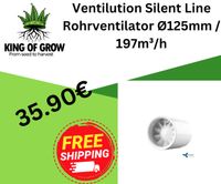 Ventilution Silent Line Rohrventilator Ø125mm / 197m³/h Baden-Württemberg - Bretten Vorschau