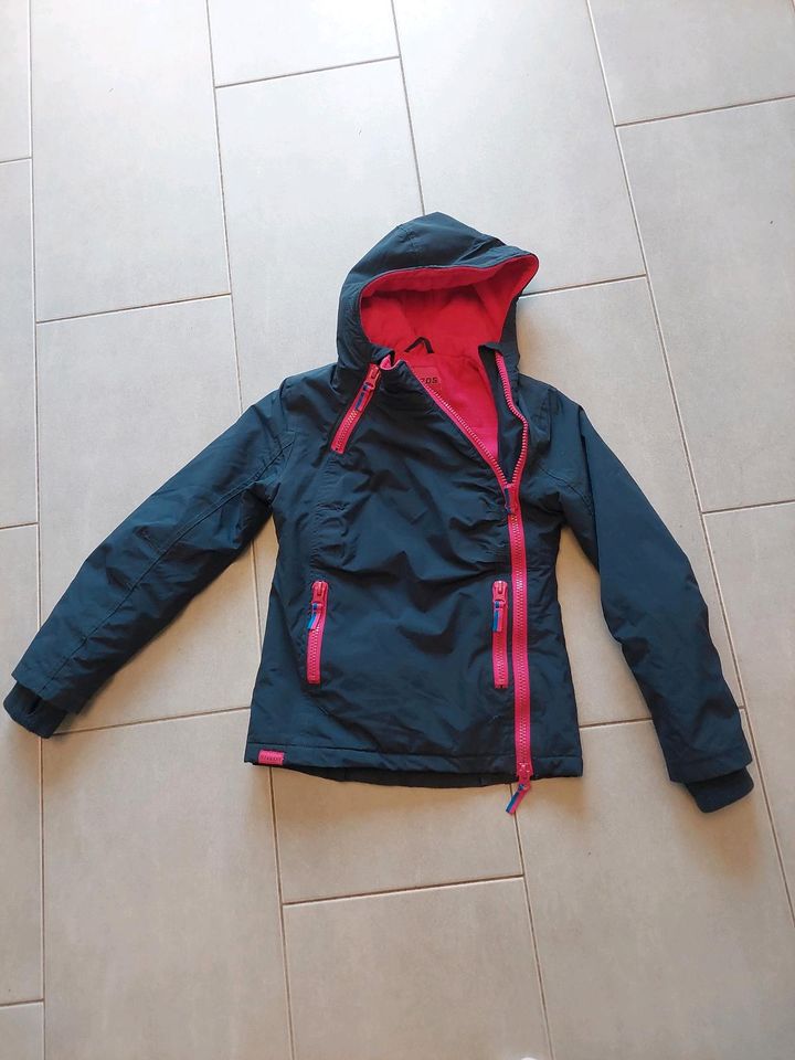 Steeds Kinder Jacke Reitjacke Gr. 152 schwarz pink Übergangsjacke in Rheurdt