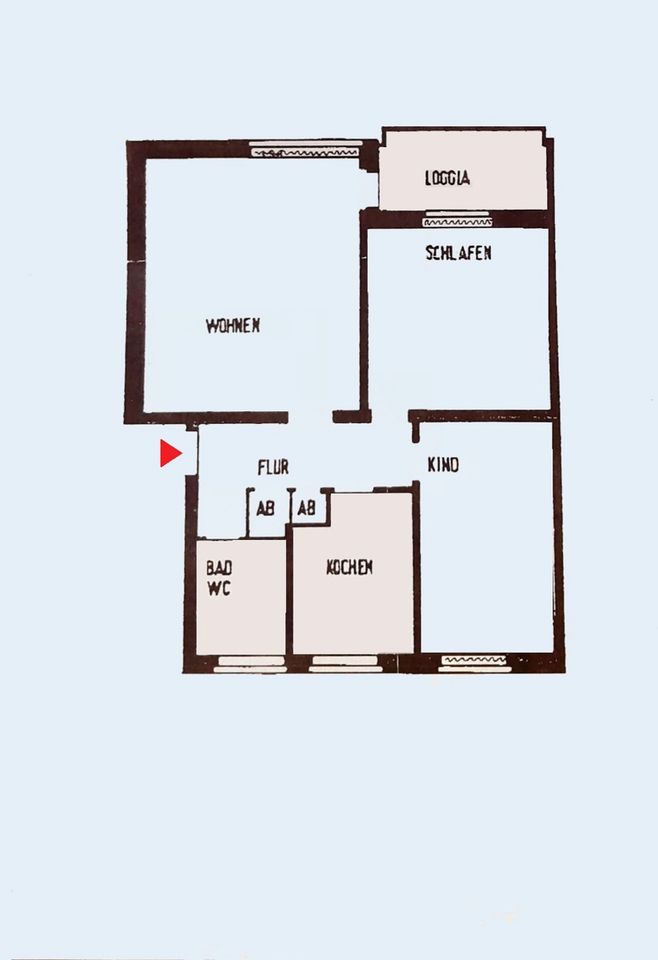 6372 -  Geräumige und vermietete  3-Zimmer-Wohnung mit Balkon! in Westerstede