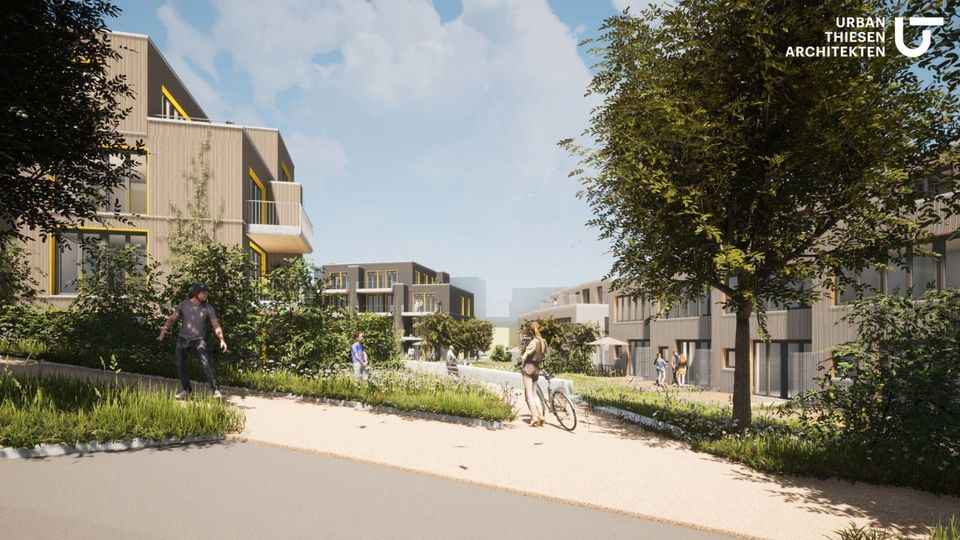 Wohnprojekt im Energiehaus-Standard bei Kiel, Nachbarschaftlicher Neubau für alle Generationen in Flintbek