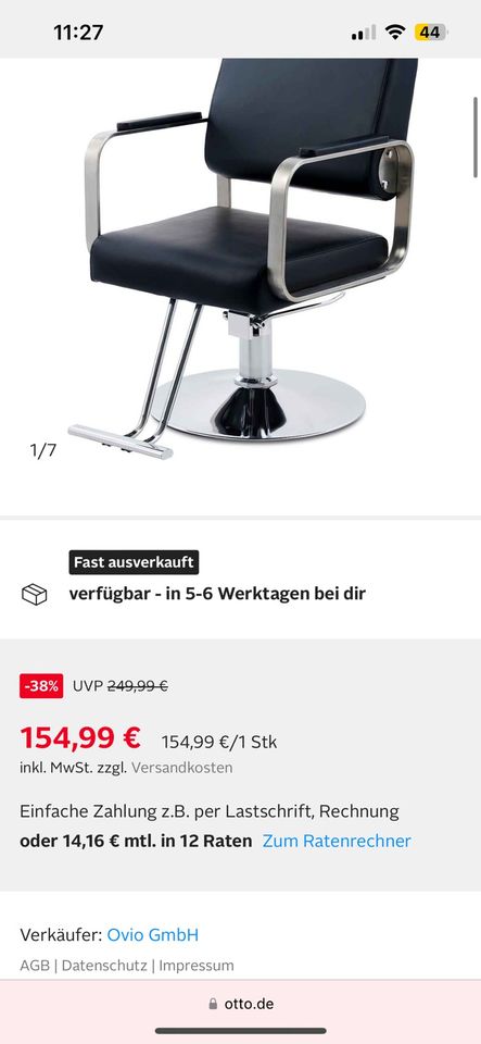 2 x Friseurstuhl in Berlin