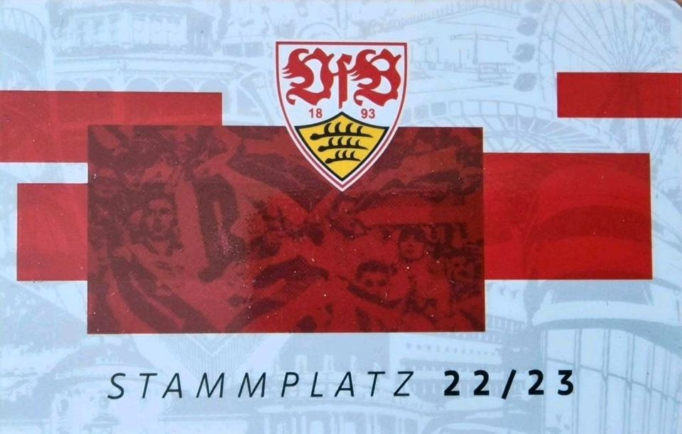 Suche VfB Stuttgart Dauerkarte/n Cannstatter Kurve Saison 23/24 in Freiberg am Neckar