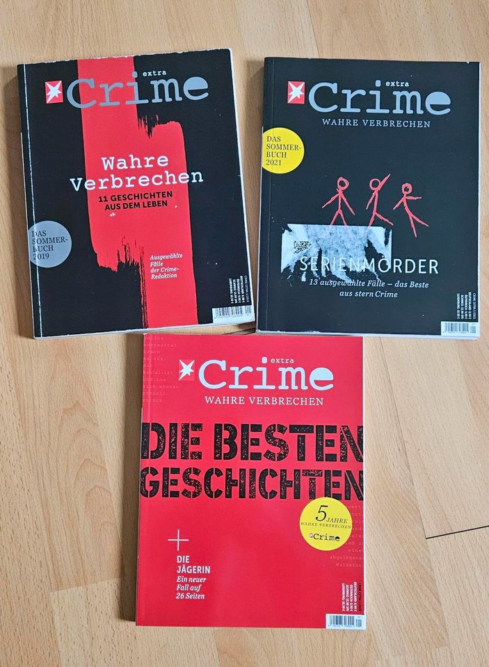 3x Crime Extra aus 2019, 2020 + 2021 in Troisdorf