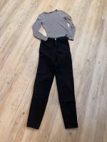 Schöne schwarze Stretch Jeans Gr. 32, Shirt Gr. XS ❤️ Rheinland-Pfalz - Asbach Vorschau