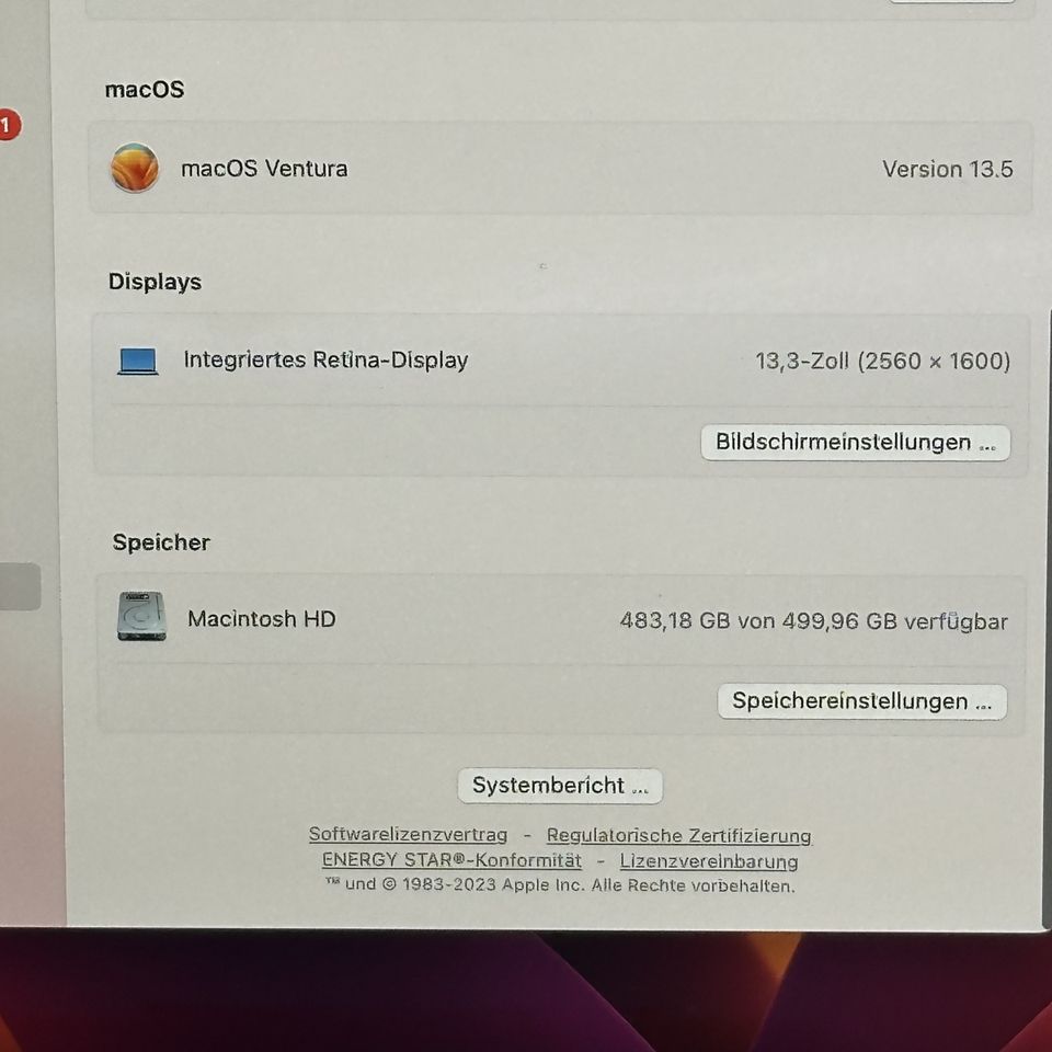 ❌⭐️ MacBook Pro 13'' 2020 A2251 i5 2GHz 16GB 512GB SSD 000 ⭐️❌ M227 in Berlin
