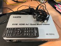 4k 60hz 4x1 Quad Multi-viewer Splitter HDMI Bayern - Grabenstätt Vorschau