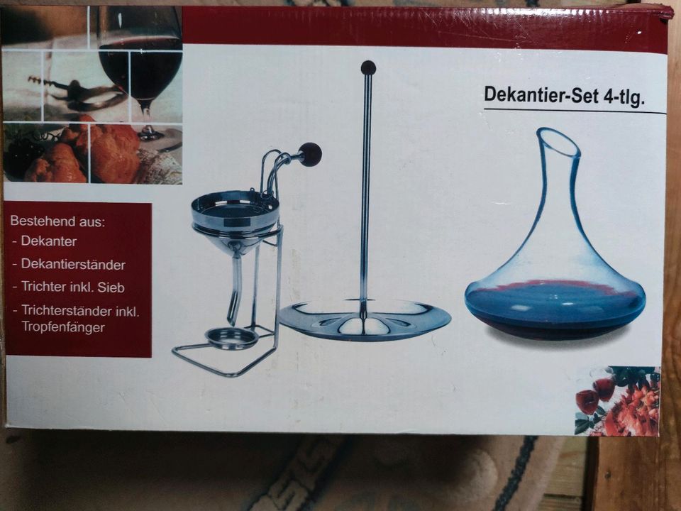 Dekantier Set Wein neu in OVP in Niesky