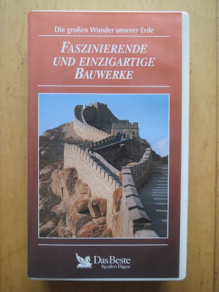 Die großen Wunder unserer Erde, 3 VHS-Kassetten, gut erhalten in Petershausen