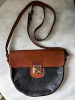 Vintage Handtasche half moon bag Leder schwarz braun Umhänge~ Pankow - Prenzlauer Berg Vorschau